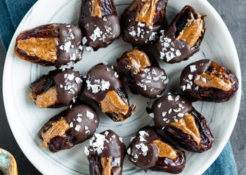 Dark Chocolate Covered Dates | 4-Ingredient Healthy Treat