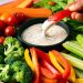 Creamy Vegan Ranch Dip | Amazing with Veggies + Pizza