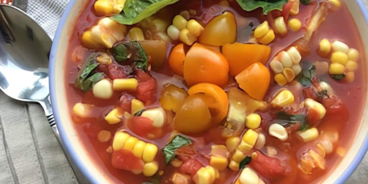Vegan Tomato Corn Gazpacho – VegKitchen