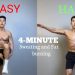 Intense 4-Min Tabata for Belly Fat 🔥 | Sweat & Shred in Just 7 Days!