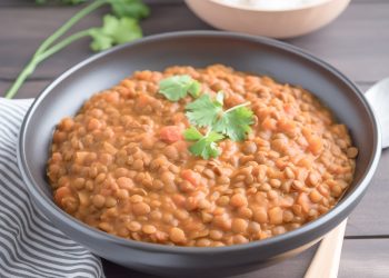 Masala Lentils (Sabut Masoor)