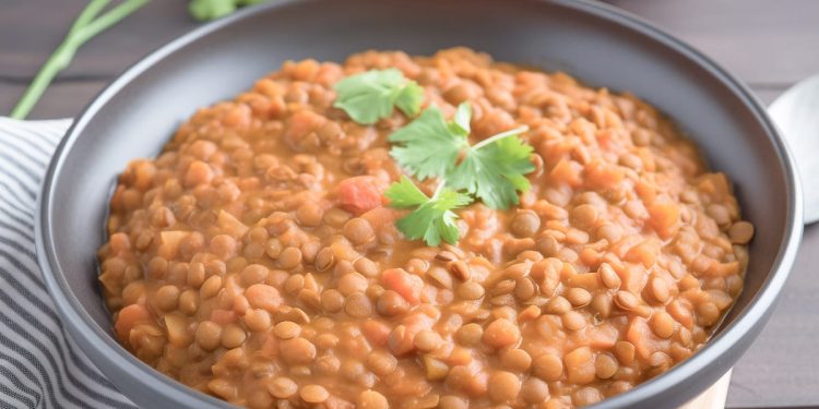 Masala Lentils (Sabut Masoor)
