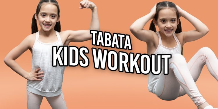 9 Year Old Leads Tabata Workout For Kids 💥