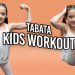 9 Year Old Leads Tabata Workout For Kids 💥