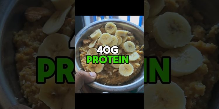 High Protein Dalia Recipe | 40g Protein | #gym #bodybuilding #fitness #shortsvideo #shorts