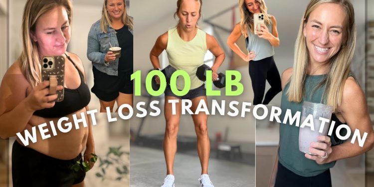 my 100lb weight loss story | weight loss transformation and where I’m at today 🏃‍♀️🏋️‍♀️