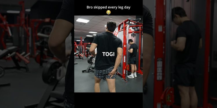 Bro skipped every leg day #togi #gym #fitness #funny #legday #bodybuilding #relatable