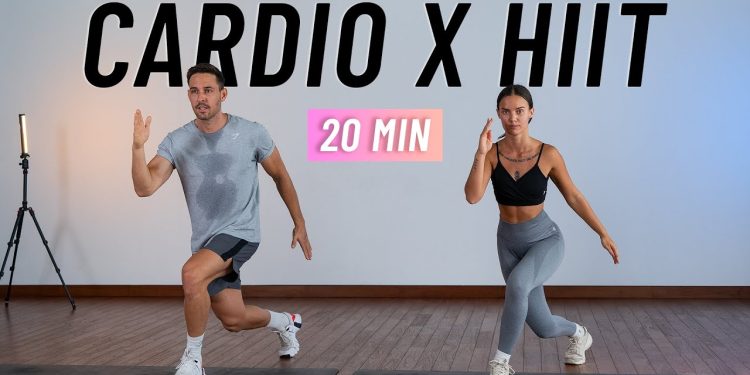 20 MIN CARDIO HIIT WORKOUT – ALL STANDING – Full Body, No Equipment, Home Workout