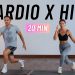 20 MIN CARDIO HIIT WORKOUT – ALL STANDING – Full Body, No Equipment, Home Workout