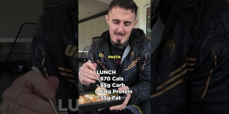 What I eat in a day during fight camp 👊 #diet #food #dayinmylife #tomaspinall #athlete #shorts
