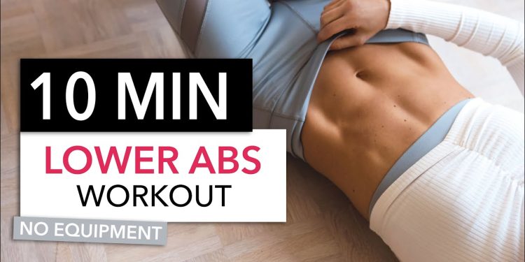 10 MIN LOWER AB WORKOUT / No Equipment I Pamela Reif