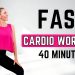 🔥40 Min FAST CARDIO for Weight Loss🔥SUPERSONIC CARDIO WORKOUT🔥ALL STANDING🔥NO JUMPING🔥KNEE FRIENDLY🔥
