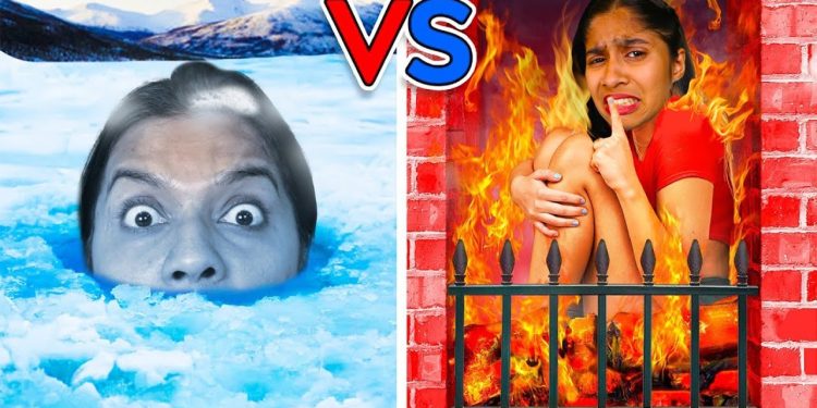 Extreme Hot vs Cold Challenge! Who Will Survive?