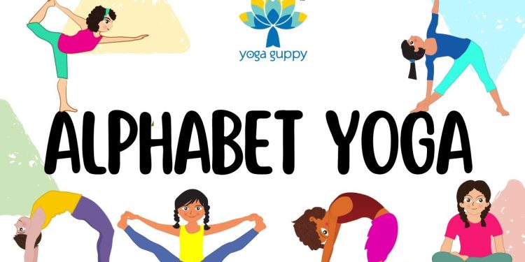 Easy Yoga Poses for Strength & Flexibility | Yoga with Animals & Alphabets | Yoga Guppy