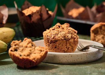 Bakery-Style Vegan Banana Muffins