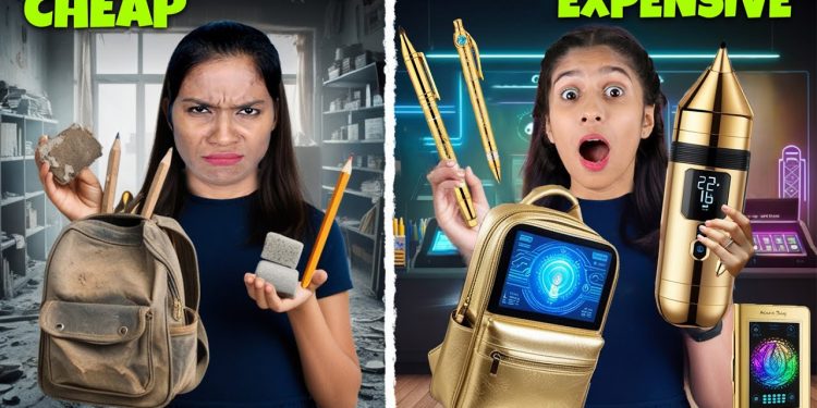 Expensive vs Cheap Exam Stationery Challenge – Which One Wins?