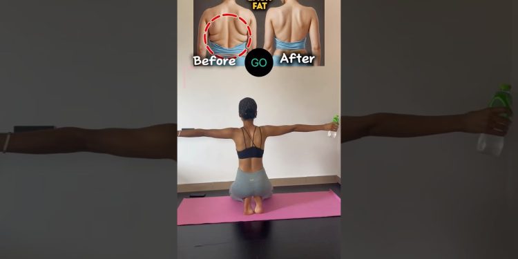 Back fat loss workout #fitness #motivation #fatloss #weightloss #explor #shorts