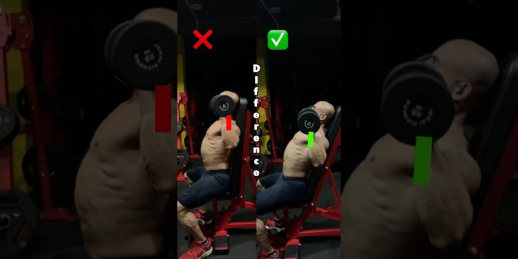 "How to Do a Shoulder Press Perfectly Every Time!"#shorts #fitness #motivation