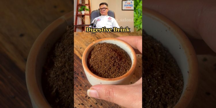 Healthy Digestive Drink for better digestion #healthyrecipes #digestion #digestivedrink #food