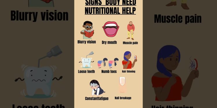 Signs your body need Nutritional help#health#shorts#youtube