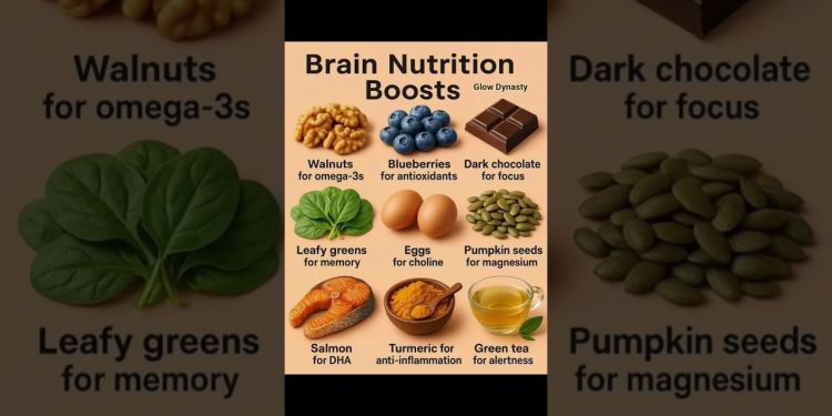 BRAIN NUTRITION BOOSTS 🧠⚡Eat these for sharper focus & stronger memory! 😉 #shorts