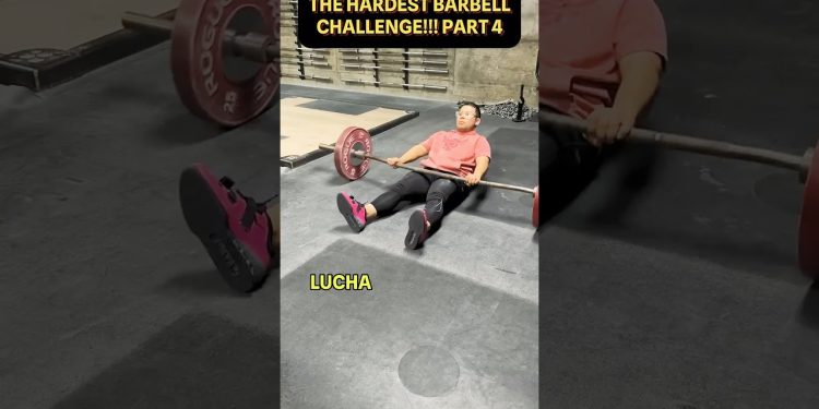 THE HARDEST BARBELL CHALLENGE!!?🤯💀 PART 4 #shortsfeed #shorts #gym #fitness #bodybuilding