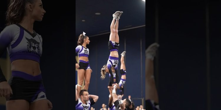 these people are strong 🤯 #sportshorts #acro #cheer #work #workout #fitness #motivation #college