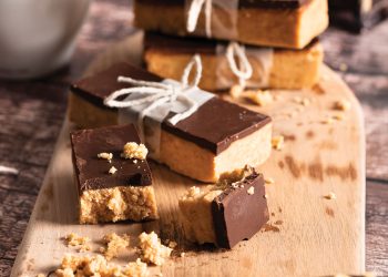 No-Bake Vegan Peanut Butter Slices