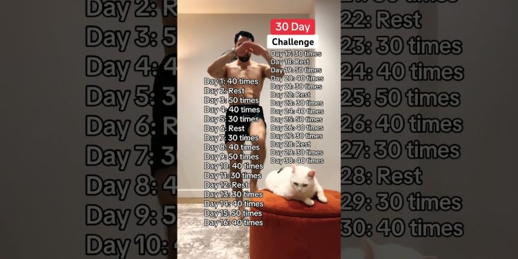 30 Day Workout Challenge At Home For Beginners