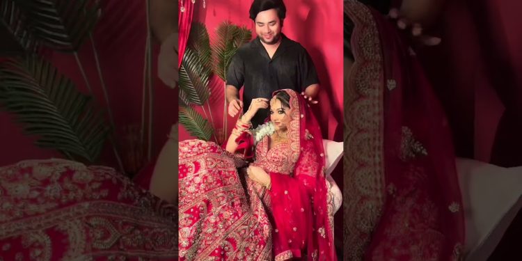 Lal bow ❤️makeover @Look Change Life Style Saloon @masudkhanbridal jewelry from @shammibd ❤️