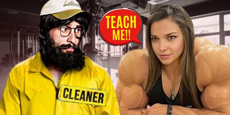 Cleaner DESTROYS bodybuilder’s Ego in 10 Seconds 😳 | Anatoly GYM PRANK