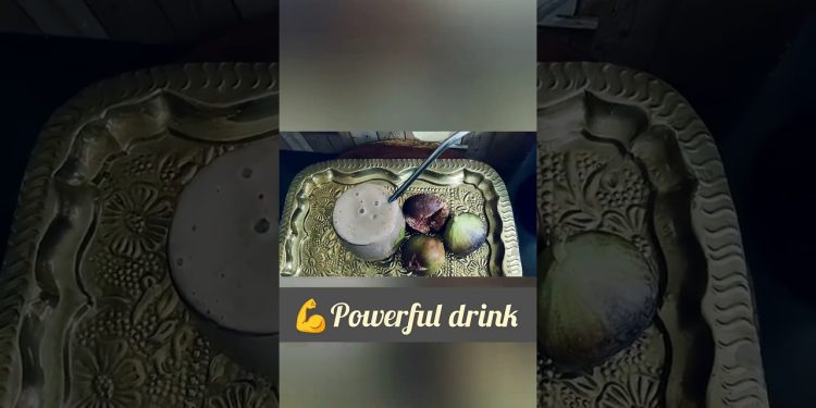 Healthy Anjeer (Fig) fruit milkshake🥤#shorts #healthy #drink #freshjuice #glowingskin #wellness