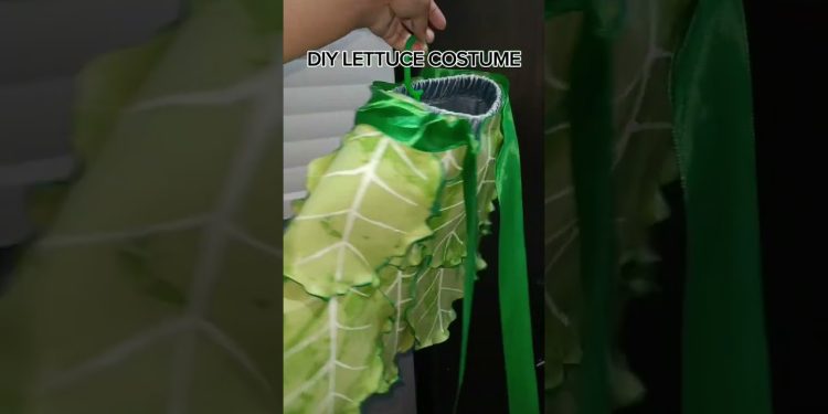 DIY LETTUCE COSTUME for Nutrition Month