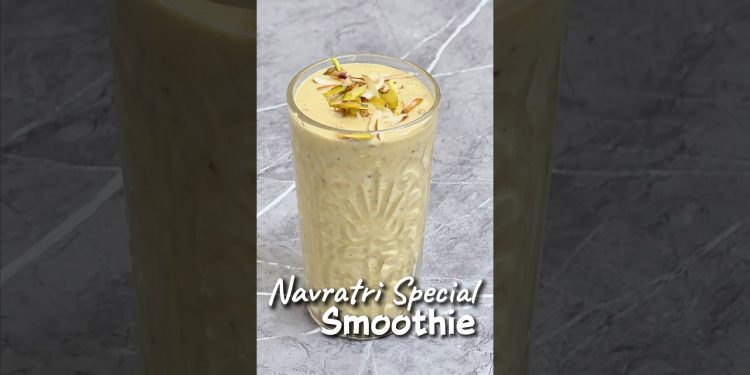 Navratri Special Smoothie 😍 | Healthy Fasting Drink Recipe | Quick Vrat Smoothie
