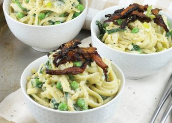 Mushroom Carbonara Bowl