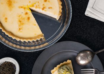 Vegan Lemon & Earl Grey Brulée Tart
