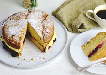 Classic Vegan Victoria Sponge Cake