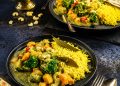 Vegan Vegetable Korma with Pilaf Rice